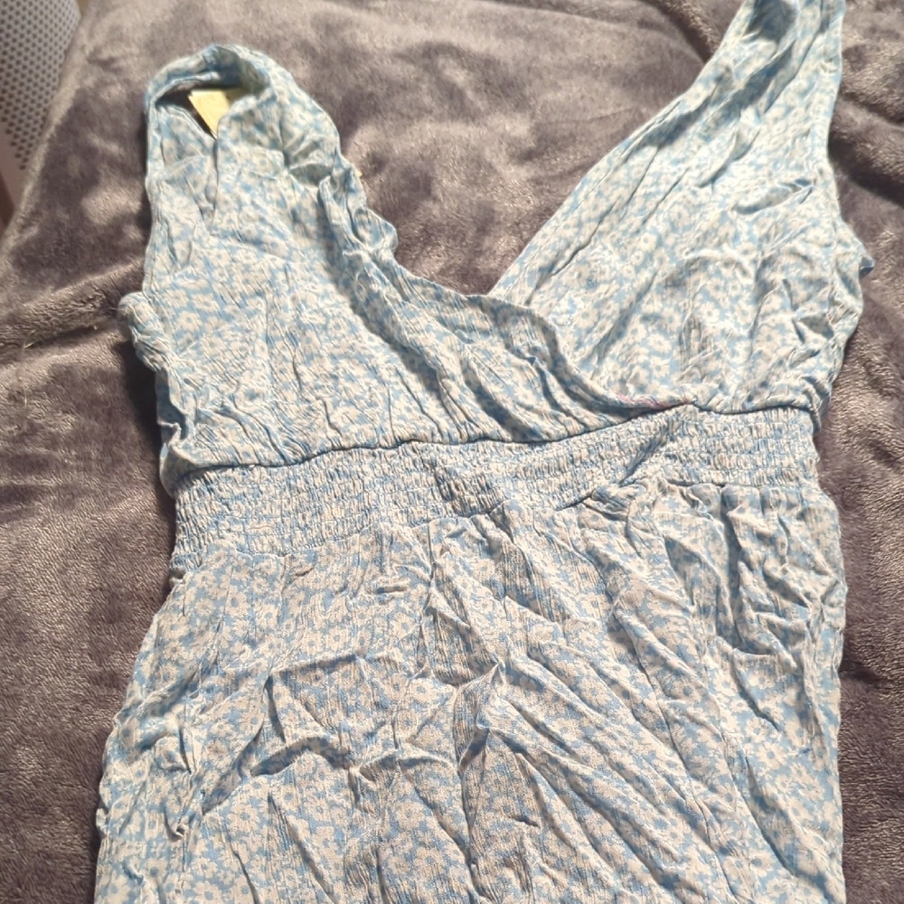 Light Blue Floral Dress